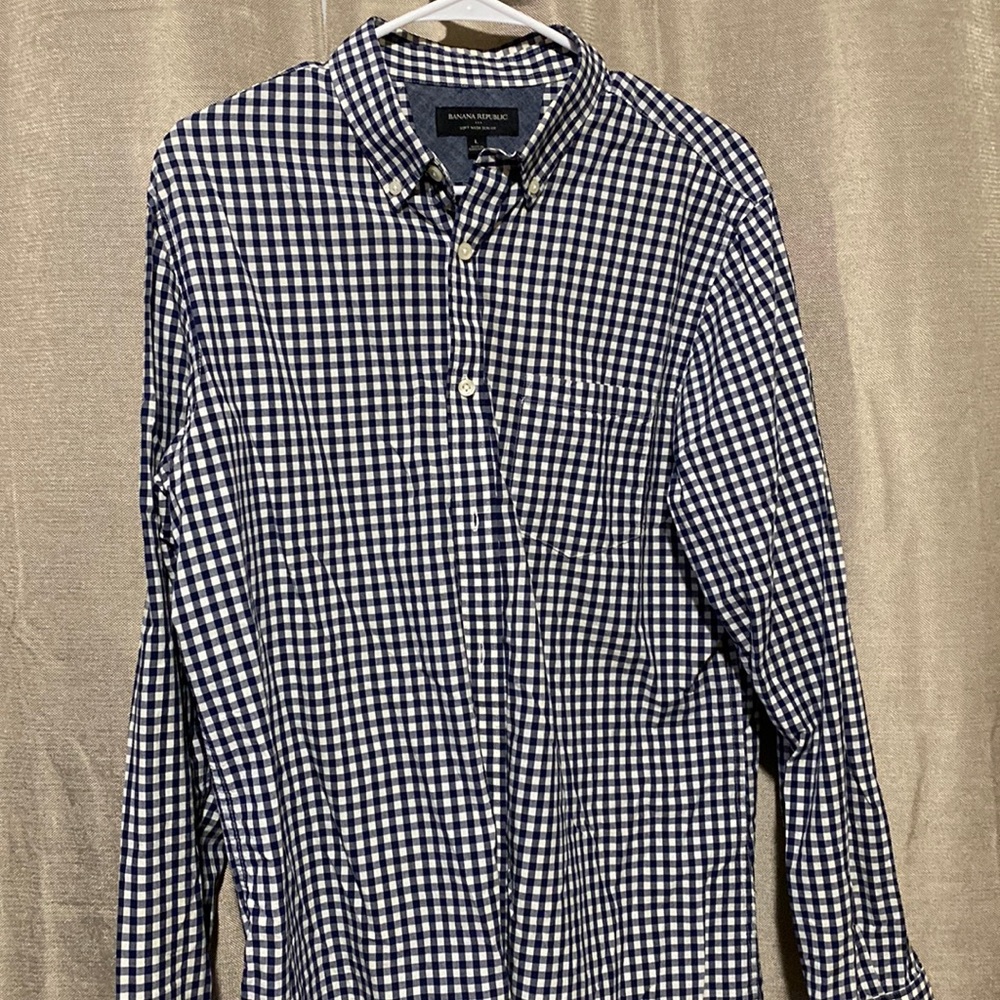 Banana republic mens dress shirt slim fit